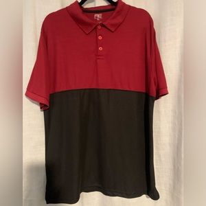 Real Essentials two-toned Polo Shirt sz XL